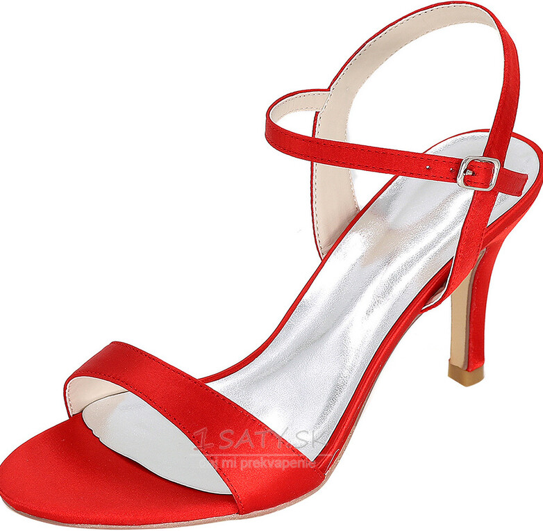 Svadobné sandále Prom vysoké podpätky ihlové módne topánky