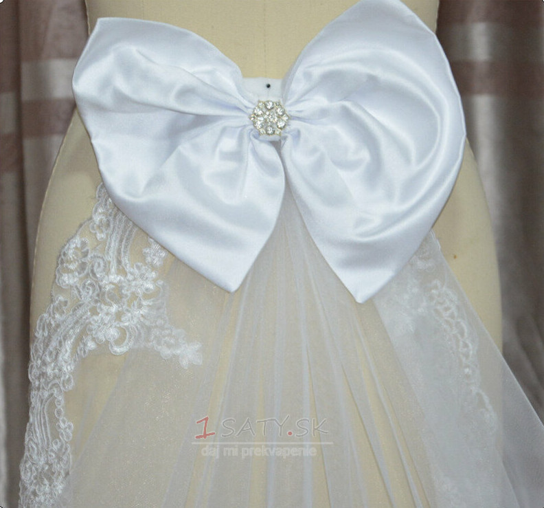 Svadobné šaty odnímateľná vlečka čipka Odnímateľná tylová sukňa svadobný doplnok spodnička