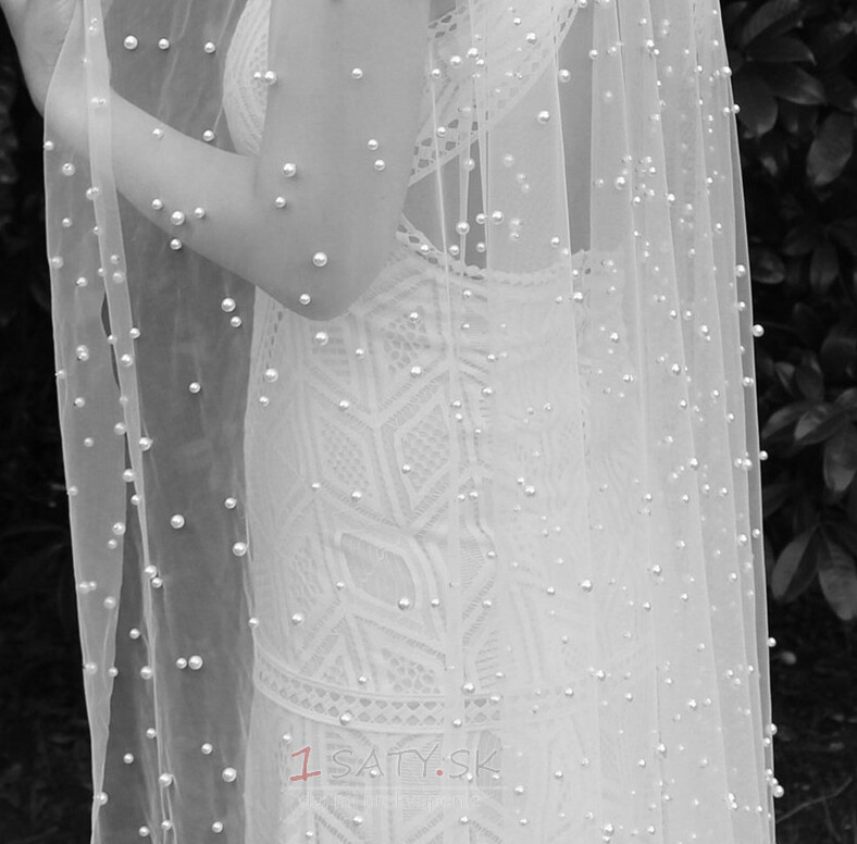 svadobný luxusný perlový závoj svadobný perlový závoj svadobné doplnky závoj