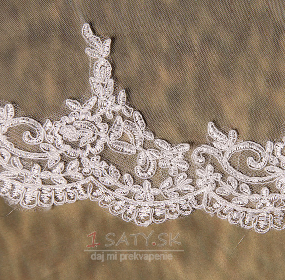 Svadobný závoj Multi Layered ceremonial Cold Lace Long Tissue Čipka