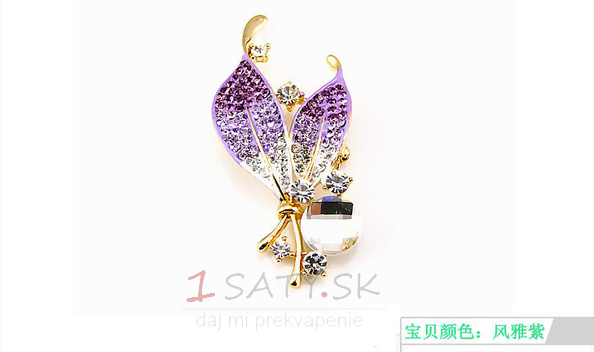 Veľkoobchod Ženy Inlaid diamant Nový štýl Crystal Pin Brož